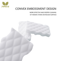 Topeco Blanc Magique Nano Mélamine Éponge Mousse Emballage Personnalisé Mélamine Éponge Gomme Éponge Mélamine Comprimée