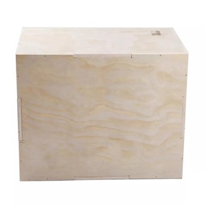 Caja de Salto de Madera Antideslizante 3 en 1, Color de Madera Personalizado, Logotipo Personalizado, Embalaje, Color, Material, Origen, Caja de Ejercicio - Product Image 1
