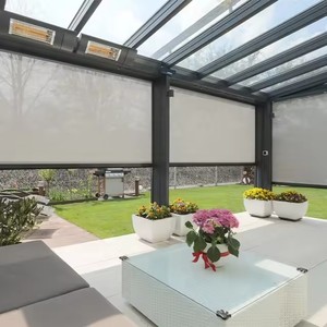 Rouleau de <span class=keywords><strong>pvc</strong></span> motorisé électrique <span class=keywords><strong>pour</strong></span> pare-soleil extérieur, pare-soleil <span class=keywords><strong>pour</strong></span> patio extérieur - Product Image 6