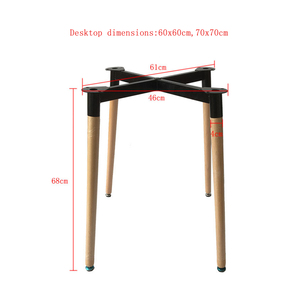 طاولة خشبية للاستبدال بقاعدة أثاث متينة من الشركة المصنعة ، قاعدة طاولة خشبية لمكتب مكتب - Product Image 2