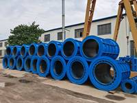 Coffrage en acier réutilisable pour tuyaux en béton préfabriqués, moule pour tuyau de drainage en béton rond