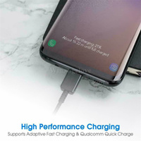 Cable de Datos USB C de 1m, Cable de Carga Tipo C para Teléfono, Cables para Samsung S8/S9