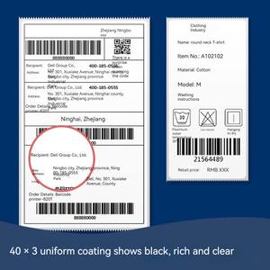 Hochwertiges Deli 12109 <span class=keywords><strong>Bali</strong></span> <span class=keywords><strong>Hai</strong></span> Drei-Schicht-Thermoetikettenpapier, Druckpapier, Barcode-Selbstklebeetikettenpapier, hohe Qualität - Product Image 5
