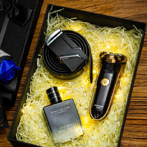 Ensemble de cadeaux pour homme, avec écran de la température, vide, portefeuille, ceinture et rasoir Rose et électrique, 80 ml, T065 - Product Image 6