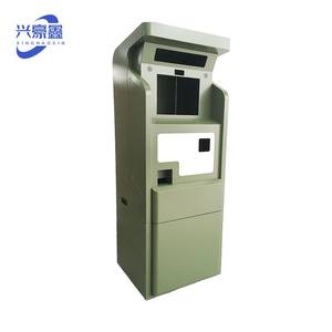 Recinto de equipo <span class=keywords><strong>ATM</strong></span> de alta precisión personalizado Fabricación de chapa de uso industrial con acabado de pintura de soldadura de corte por láser - Product Image 2