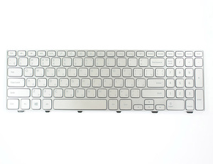 Thay thế máy tính xách tay bàn phím cho <span class=keywords><strong>Dell</strong></span> cho Inspiron <span class=keywords><strong>7537</strong></span> rus Bạc đèn nền với khung - Product Image 1