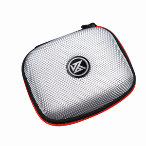 Étui pour écouteurs <span class=keywords><strong>Kz</strong></span>, boîte pour casque Bluetooth, étui carré portable en EVA compressible avec fermeture éclair et logo pour ZSN PRO ZST EDX PRO CRA <span class=keywords><strong>C10</strong></span> - Product Image 2
