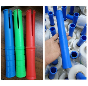 Distributeur de <span class=keywords><strong>film</strong></span> étirable mini de 4 pouces, poignée en plastique bleue, poignée en plastique jaune pour petits films étirables - Product Image 4