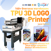 Imprimante d'étiquettes en silicone TPU 3D Yinghe pour vêtements, imprimante d'étiquettes TPU à transfert thermique, imprimante numérique à plat multifonction TPU