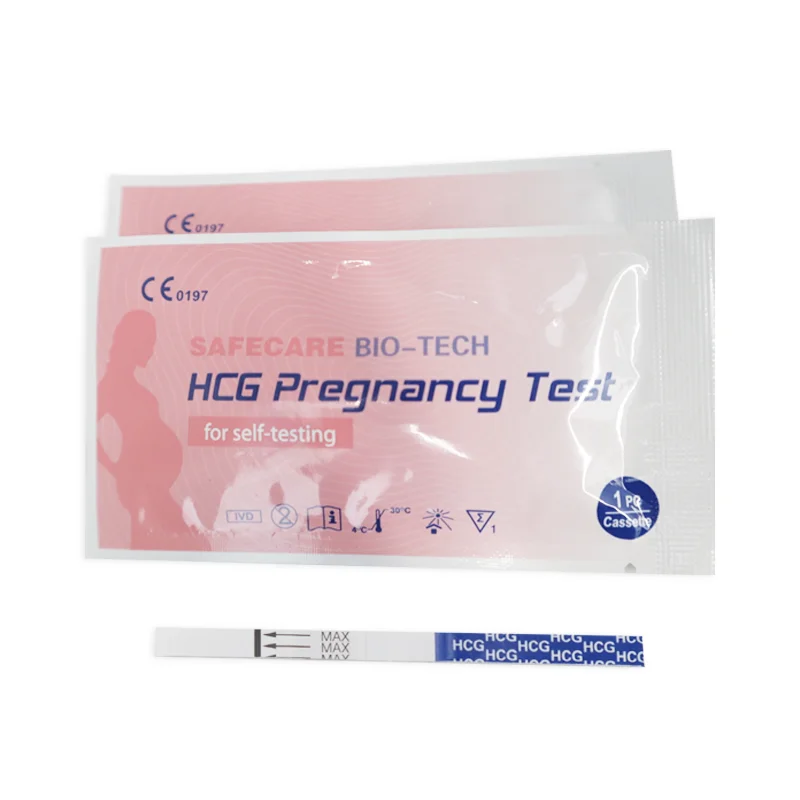 Que Thử Thai Hcg Một Bước 2.5Mm 25 Miu/Ml Tự Kiểm Tra Nước Tiểu Sớm Sử Dụng Tại Nhà Giá Rẻ Bán Sỉ