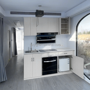 Villa mobile modulaire préfabriquée de luxe, type capsule spatiale, 38 m², avec vue panoramique, pour hôtel-resort - Product Image 3