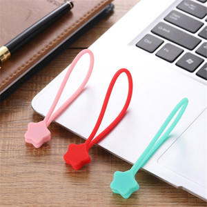 Enrouleur de câble magnétique en silicone pour écouteurs, organisateur de câbles, support magnétique pour écouteurs, enrouleur de câbles, clips de rangement L0323/1 - Product Image 5