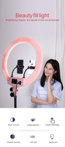 LED Ring Light professionnel illuminazione fotografica Selfie Lamp USB dimmerabile ring light professionale per <span class=keywords><strong>Video</strong></span> Live - Product Image 5