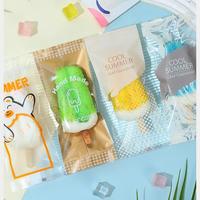Sachet d'emballage vide pour bâtonnets de crème glacée, pochette en plastique personnalisée à scellage arrière, sac de collation en gros avec logo
