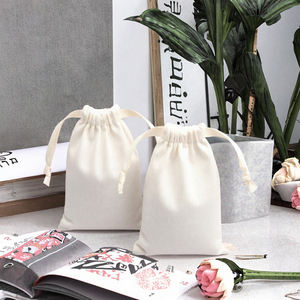 Sacs en coton personnalisables en gros pour bijoux, fournitures d'emballage pour petites entreprises, sacs en mousseline à cordon pour parfums et cosmétiques - Product Image 2