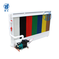 Nouveau système de refroidissement par évaporation YAOHE avec rideau humide et cadre en PVC pour poulaillers et élevages, personnalisable