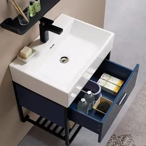 OEM armadi vanità bagno bagno alto lavello lavello ceramica ripiano rettangolare lavabo produttori di lavabo in ceramica