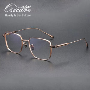 Gafas De marca De diseñador De lujo, Gafas Brillen Japón Len Montura De Gafas De Lujo para hombre, montura De Gafas De titanio puro - Product Image 3
