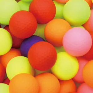 SXL renkli 2 3 4 katmanlı mat Golf topları uygulama topu kauçuk ve Surlyn turnuva topu