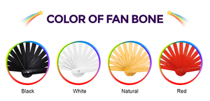 Bán buôn tùy chỉnh lớn tre dòng Dance clacker gấp người hâm mộ tay vỗ tay Rave đám cưới thăng hoa khoảng trống nhựa - Product Image 5