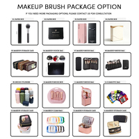 Vente directe d'usine 16 pièces ensemble de pinceaux de maquillage correcteur brosse à miel comprend un sac de rangement pour le visage cuisson peinture Mascara lèvre