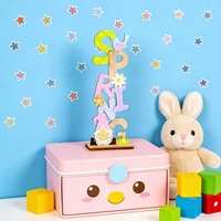 Décoration de table rustique en bois avec lettres pour Pâques et le printemps - Lapin festif pour événements, fêtes et décoration intérieure - Vente directe usine