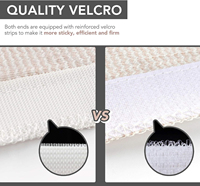 Anthrive Rouleau de bandage de compression en coton médical de haute qualité en latex de 15cm avec fermeture à crochet et boucle