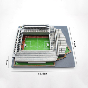Qiao — modèle de stade pre-mier lea _ guen, ornements artisanaux de Court en métal, modèle tridimensionnel détachable - Product Image 3