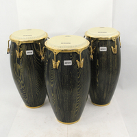 Conga Drum Konka Solid Wood Hand Drum Western Percussion Latin Congas Excellent for Jazz Folk World