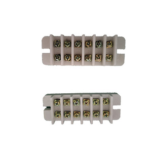 Bloc de bornes à vis en résine, 4 positions, distance entre centres de 62 mm, pour transformateurs, éclairage, électronique - Product Image 2