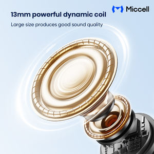 Écouteurs intra-auriculaires Miccell à réduction de <span class=keywords><strong>bruit</strong></span> TWS BT 5.4 avec puce phare, pour le sport, le bureau et l'exercice - Product Image 3