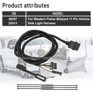 26357 22413 26347 26377 สำหรับชุดสายไฟไฟข้างรถ Western Fisher Blizzard 11 ขา ชุดสายไฟรถพ่วงแบบอเมริกัน - Product Image 2