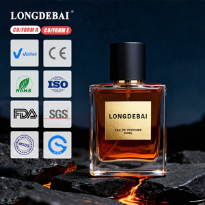 Botellas de Perfume Vacías Transparentes Personalizadas de 30 ml, 50 ml y 100 ml, Botella de Perfume Cuadrada de Vidrio de Lujo con Tapa Magnética - Product Image 1