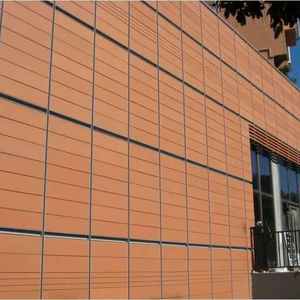 ผนังม่านแผ่นเซรามิกดินเผาภายนอกที่ทันสมัยสำหรับวิลล่า โรงแรม และห้องโถง - Product Image 3