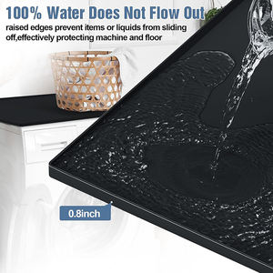 Couverture de protection pour <span class=keywords><strong>lave</strong></span>-<span class=keywords><strong>linge</strong></span> et sèche-<span class=keywords><strong>linge</strong></span> en silicone antidérapant, tapis imperméable pour la protection du dessus de <span class=keywords><strong>lave</strong></span>-<span class=keywords><strong>linge</strong></span>, pour la maison, la cuisine, la buanderie - Product Image 4