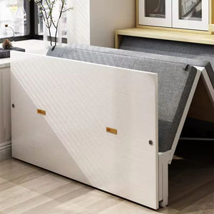 Marco de cama de siesta de hierro plegable de fácil control Cama de Murphy popular con mecanismo de mesa de pared invisible - Product Image 5