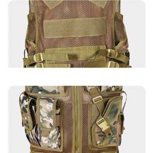 Équipement d'aventure en plein air, gilet tactique camouflage, gilet d'aventure en milieu sauvage amphibie, gilet multifonctionnel CS - Product Image 3