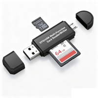 Lecteur de cartes USB 3.0 multi-types C en gros, lecteur/graveur de cartes SD TF intelligent pour accessoires de téléphone portable, PC et ordinateur portable