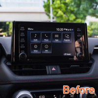 Lecteur DVD de voiture Android 14 12,3 pouces 4+64G avec écran tactile, garantie 1 an et CarPlay sans fil compatible Toyota RAV4 2020-2024