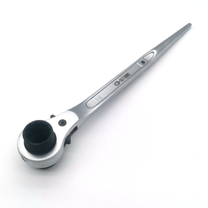 Clés pour échafaudages 19x22mm, forgées à froid, douille à 12 points, Chrome mat, finition, cliquet, <span class=keywords><strong>clé</strong></span> de potage - Product Image 3