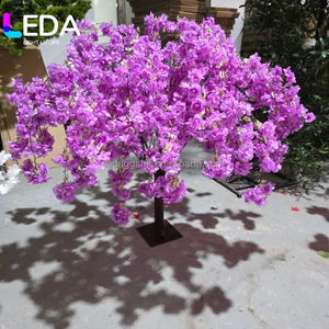 ต้นซากุระสีขาวขนาดเล็กแบบกำหนดเองของ LEDA ต้นเชอร์รี่บานปลอมแบบห้อยลง ตกแต่งโต๊ะอาหารงานแต่งงาน งานเลี้ยง งานอีเว้นท์ - Product Image 6