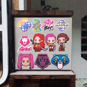Nouveauté 2026 : Breloques de chaussures K-pop en PVC pour filles, motif dessin animé, 20 pièces, thème <span class=keywords><strong>Demon</strong></span> Hunter, pour fans de chanteurs et de soirées - Product Image 5