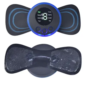 Factory Wholesale Portable Mini Electric EMS Electric Massager Neck Shoulder Massage Belt Back Pain Relief Massager