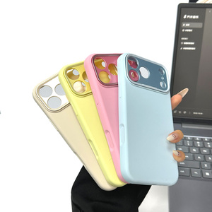 Étui de téléphone en <span class=keywords><strong>silicone</strong></span> liquide souple de luxe antichoc pour <span class=keywords><strong>iPhone</strong></span> 16 15 14 13 <span class=keywords><strong>12</strong></span> <span class=keywords><strong>Pro</strong></span>, <span class=keywords><strong>coque</strong></span> arrière de protection personnalisée en couleur pour <span class=keywords><strong>iPhone</strong></span> 18 - Product Image 3