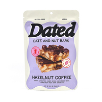 Sachet Doypack refermable personnalisé en plastique et aluminium avec fermeture éclair, idéal pour les noix et les fruits à coque
