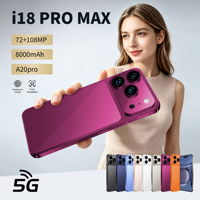 Ponsel Baru 2026 18 Pro Max Grosir Versi Original Tanpa Kunci 5G Octa-core Layar OLED Prancis 120Hz Smartphone
