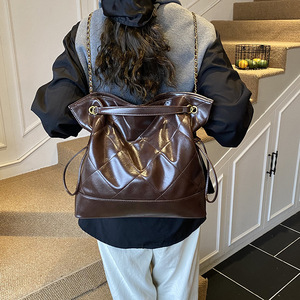Bolsos de Mano Vintage de Lujo, Bolso Tote de Cuero Retro a la Moda, de Gran Capacidad, para Mujer - Product Image 6