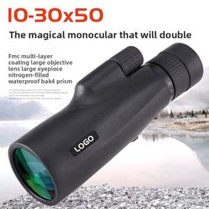 Gran aumento 10-30x50 Zoom Cross-Border Bak4 FMC 70mm Binoculares de fotografía al aire libre Binoculares de telescopio nocturno de poca luz - Product Image 2