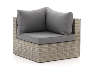 Sofá Seccional Moderno y Sencillo en Forma de L para <span class=keywords><strong>Terraza</strong></span>, Sofá de Jardín de Mimbre y Ratán para Exteriores con Otomanas - Product Image 5