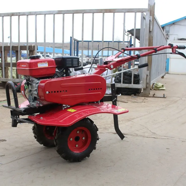 Small agricultural ridging diesel trenching deep ditch cultivating machine orchard management micro tillage machine